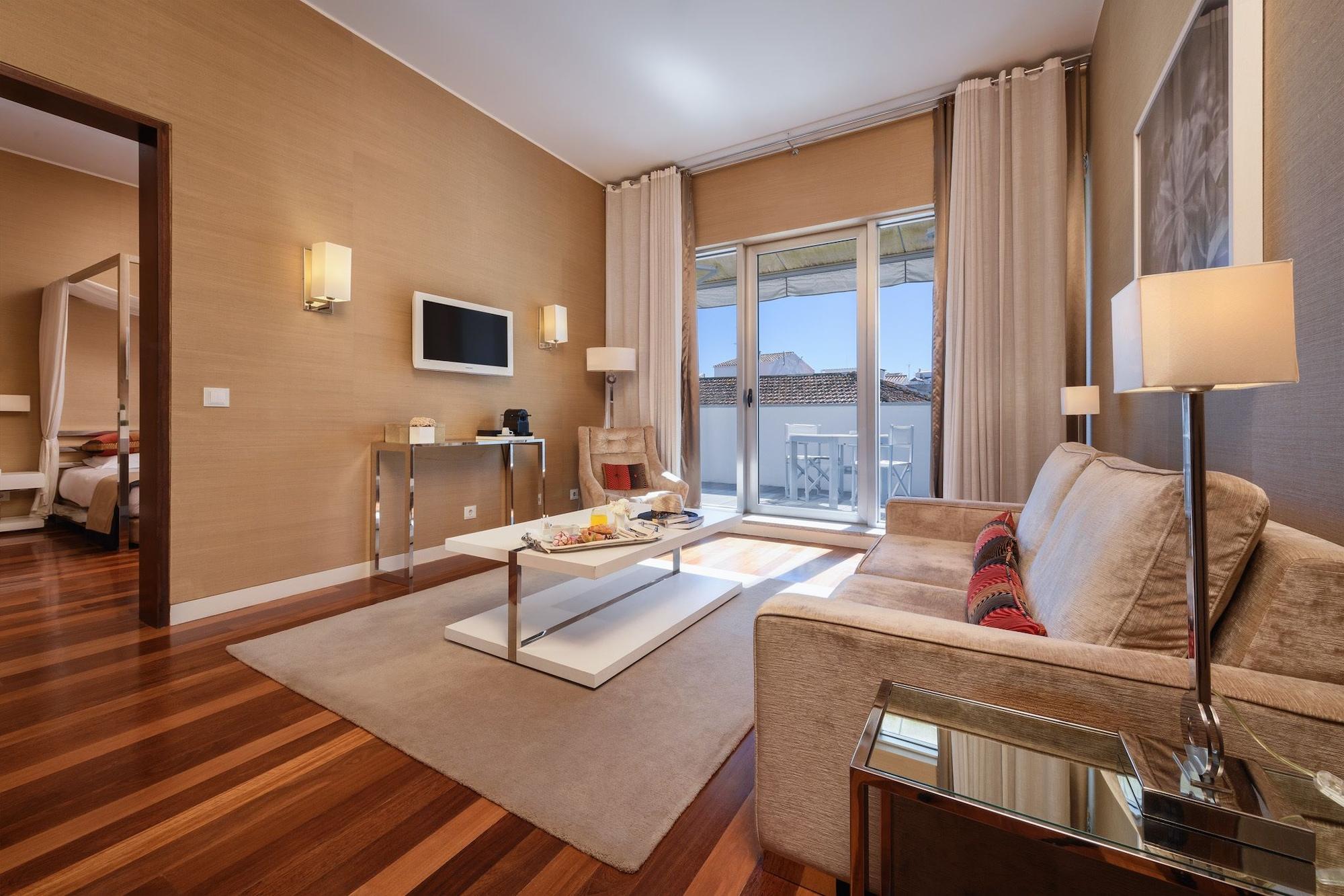 M'Ar De Ar Aqueduto Hotel Evora Luaran gambar A living room
