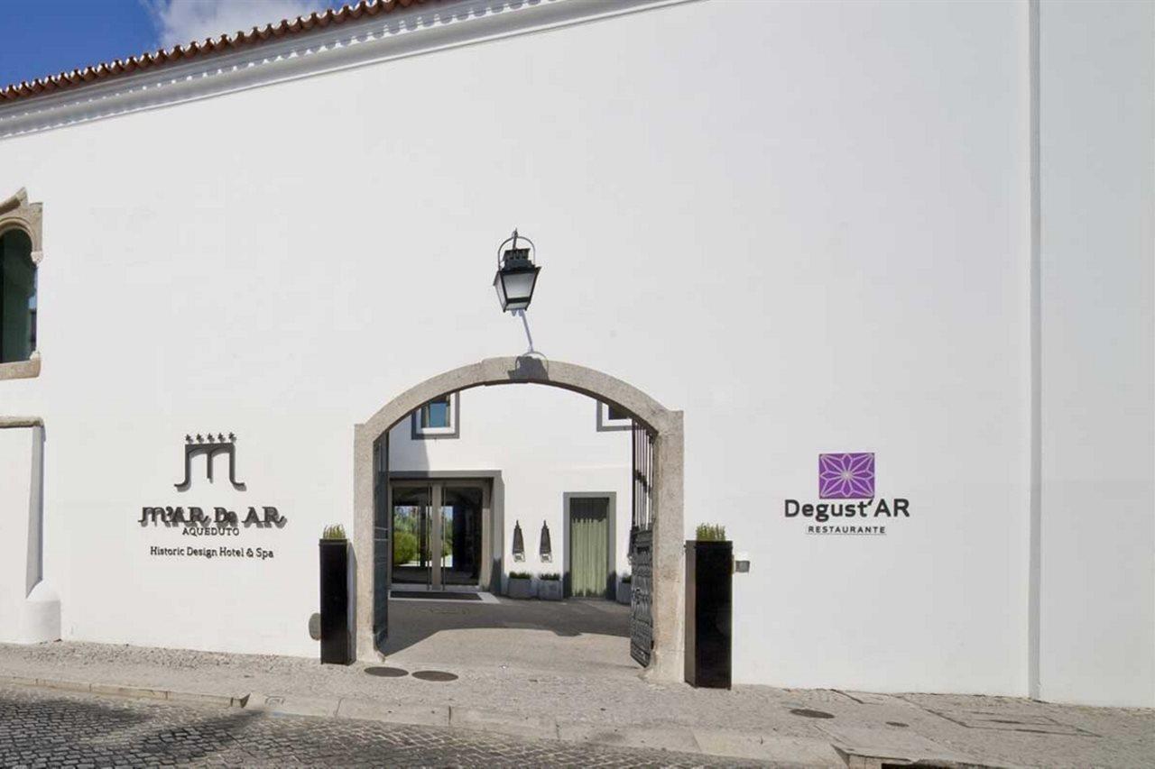 M'Ar De Ar Aqueduto Hotel Evora Luaran gambar Entrance to the hotel